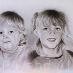 Caoline und Nicole•Portrait•ART and AIR•Airbrush•Vorarlberg