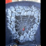 Jeansjacke Spider•Airbrush•ART and AIR